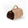 Leather Log Carrier - Rugged Cowhide